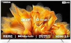 Acer 70 inch (178 cm) XL Series Google AR70GR2851UD (2023 Model) (Black) Smart 4K Ultra HD LED TV