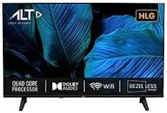Alt 43 inch (108 cm) Bezelless 43FAC1 (Black) (2023 Model) Smart Full HD LED TV