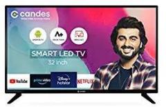 Candes 32 inch (81 cm) (CTPL32E512SA3) with Inbuilt Rich & Surround 24W Box Loud Speakers Smart Android HD Ready LED TV