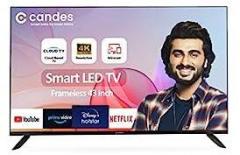 Candes 43 inch (108 cm) Based 2022 Edition with Voice Remote (CTPL43EF1SU4K) Smart Android Ultra HD 4K TV