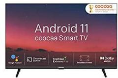 Coocaa 43 inch (108 cm) Frameless Series Certified 43S7G (Black) Smart Android IPS Full HD LED TV