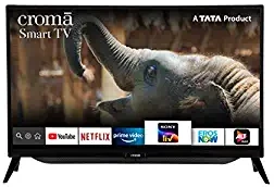 Croma 32 inch (80 cm) Based (CREL7363, Black) (2020 Model) Smart Android HD Ready LED TV
