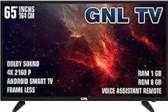 Gnl 65 inch (164 cm) 2160p Fameless 2023 (Black) Smart Android 4K 4K LED TV