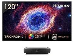 Hisense 120 inch (305 cm) Trichrom ALR Screen Series Laser 120L9HE (Black) Smart 4K Ultra HD TV