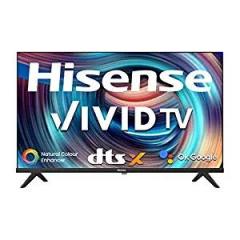 Hisense 32 inch (80 cm) Certified 32E4G (Black) (2022 Model) | 11 Smart Android With Android HD Ready LED TV