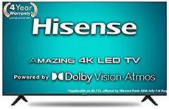 Hisense 55 inch (139 cm) Certified 55A71F (Black) (2020 Model) | With Dolby Vision and ATMOS Smart Android 4K Ultra HD LED TV
