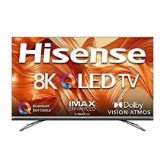 Hisense 75 inch (189 cm) 8K Certified 75U80G (Metal Gray) (2021 Model) | with Dolby Vision and Atmos Smart Android Ultra HD QLED TV