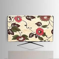 Hizing 43 inch (108 cm) Dustproof Protection Made for Compatible for Mi 4X | L43M4 4AIN Floral Beige print Android Smart 4K Ultra HD Led LED tv
