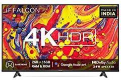 Iffalcon 43 inch (108 cm) Certified 43U61 (Black) (2021 Model) Android Smart 4K Ultra HD LED TV