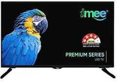 Imee 32 inch (80 cm) with SRS Surround Sound BEE 4 Star Rated Energy Efficient (Silver Colour) (Premium, Black, 32 ) Smart Android Smart HD LED TV