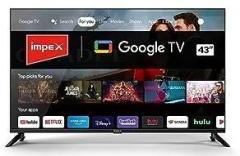 Impex 43 inch (109 cm) EvoQ 43S3RLC2 FHD Certified Google (Black) Android LED TV
