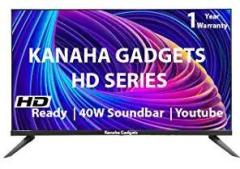 Kanaha 32 inch (80 cm) Gadgets with Display & Frameless Android Smart IPS HD Ready LED TV