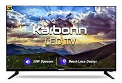 Karbonn 32 inch (80 cm) Millennium Series KJW32NSHDF (Phantom Black) (2022 Model) | with Bezel Less Design HD Ready LED TV