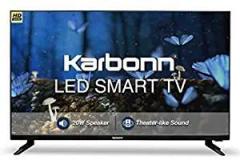 Karbonn 32 inch (80 cm) Millennium Series KJW32SKHD (Phantom Black) with Bezel Less Design Smart HD Ready LED TV