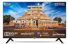 Karbonn 43 inch (109 cm) Kanvas Series KJS43ASFHD (Black) Smart Android IPS Full HD LED TV