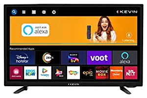 Kevin 32 inch (80 cm) KN32A (Black) (2021 Model) | With Alexa Built in Smart HD Ready LED TV