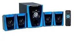 Krisons 4.1 Bluetooth Multimedia Speaker, Blue and Black, Compatible with /Laptop/Smartphones TV