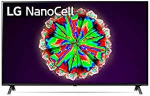Lg 55 inch (139 cm) NanoCell 55NANO80TNA (Ceramic Black) (2020 Model) Smart 4K Ultra HD TV
