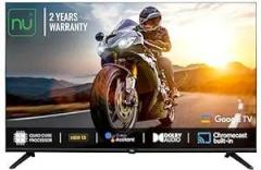 Nu 43 inch (109 cm) Google Series LED43FGNX (Black) 2023 Model Smart Full HD LED TV