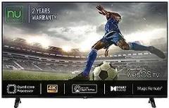 Nu 43 inch (109 cm) Premium Series WebOS LED43UWA1 (Black) Smart 4K Ultra HD LED TV