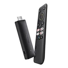 Realme Stick | Support | Support Bluetooth & HDMI | Based on 11 | HDR 10+ for Better Video | Built in Chromecast & Google |Bluetooth Remote with Voice Recognition | Black Color Smart Android 4K TV