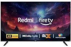 Redmi 43 inch (108 cm) F Series Fire L43R8 FVIN (Black) Smart 4K Ultra HD LED TV