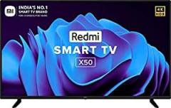 Redmi 50 inch (126 cm) X50 | L50M6 RA (Black) (2021 Model) Android Smart 4K Ultra HD LED TV