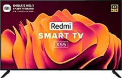 Redmi 55 inch (139 cm) X55 | L55M6 RA (Black) (2021 Model) Android Smart 4K Ultra HD LED TV