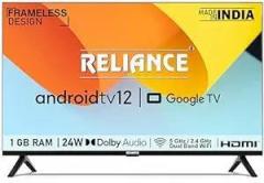Reliance 32 inch (81 cm) 2023 Edition 12, 1GB RAM (2023 Model) Frameless Design (RE32MP3972) Smart Android with Android HD Ready LED TV