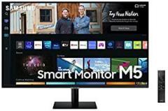 Samsung 32 inch (80.13 cm) M5 FHD Monitor, Speakers, Remote, 1 Billion Color, apps, Plus, Office 365, Apple Airplay, Dex, Bluetooth (LS32BM500EWXXL, Black) Smart Smart TV