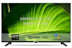 Sansui 40 inch (102 cm) Certified JSW40ASFHD (Midnight Black) (2021 Model) Android Full HD LED TV