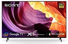 Sony 65 inch (164 cm) Bravia Google KD 65X80K (Black) (2022 Model) | with Alexa Compatibility Smart 4K Ultra HD LED TV