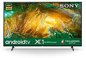 Sony 65 inch (164 cm) Bravia Certified 65X8000H (Black) (2020 Model) Android 4K Ultra HD LED TV