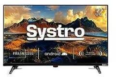 Systro 32 inch (80 cm) Frameless SD32 2023 Smart Android HD Ready LED TV