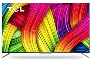 Tcl 50 inch (125.7 cm) Certified 50C715 (Metallic Black) (2020 Model) | with Voice Control Android Smart 4K Ultra HD QLED TV