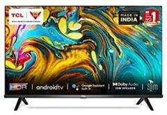 Tcl 32 inch (80 cm) Certified 32S615 (Black) Android Smart HD Ready LED TV