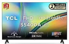 Tcl 40 inch (101 cm) Bezel Less S Series 40S5400A (Black) Smart Android Full HD LED TV