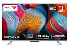 Tcl 50 inch (126 cm) Certified 50P725 (Black) (2021Model) Smart Android 4K Ultra HD LED TV