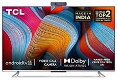 Tcl 65 inch (164 cm) Certified 65P725 (Black) (2021Model) | With Video Camera Smart Android 4K Ultra HD LED TV