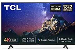 Tcl 65 inch (165.1 cm) Certified 65P615 (Black)(2020 Model) Android Smart 4K Ultra HD LED TV