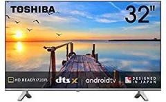 Toshiba 32 inch (80 cm) V Series 32V35KP (Silver) Smart Android HD Ready LED TV