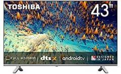 Toshiba 43 inch (108 cm) V Series 43V35KP (Silver) Smart Android Full HD LED TV