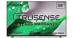 Trusense 58 inch (146 cm) 11 with Voice Assistant | Tru Luxury Series | TS 5800 Android Smart 4K Ultra HD LED LED TV