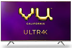 Vu 55 inch (139 cm) | With 5 Hotkeys 55UT (Black) (2020 Model) Smart Android 4K Ultra HD LED TV