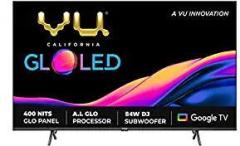 Vu 43 inch (108 cm) The GloLED 84 Watt DJ Sound Series Google 43GloLED (Grey) Smart 4K TV