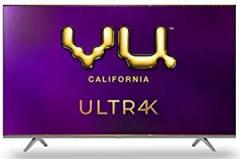 Vu 50 inch (126 cm) | With 5 Hotkeys 50UT (Black) (2020 Model) Smart Android 4K Ultra HD LED TV