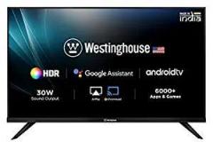 Westinghouse 43 inch (106 cm) Certified WH43SP99 (Black) (2021 Model) Smart Android Full HD LED TV