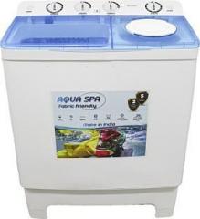 Dvizio 8.5 kg WE 8502 SS Semi Automatic Top Load (Aqua Spa Fabric Friendly Wash Technology White, Blue)