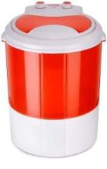 Hilton 3/1.5 kg 3 kg Single Tub Portable with Spin Single Tub Washer Red Washer with Dryer (Ready to Wear Clothes Red)