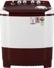 Lg 7 kg P7010RRAY Semi Automatic Top Load (4 Star Rating White, Maroon)